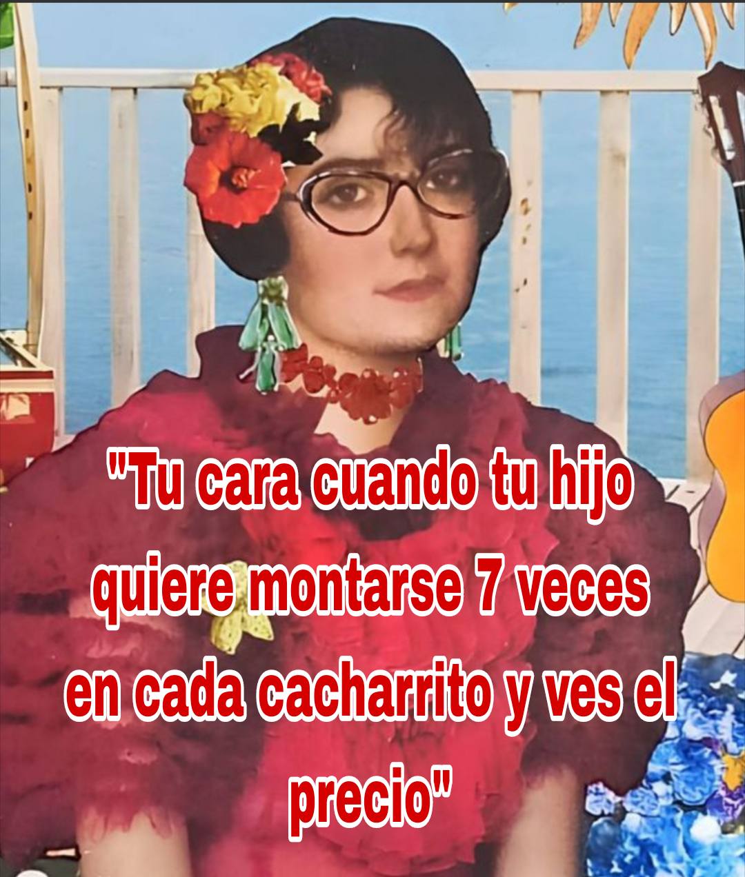 Creación difundida en redes sociales en referencia al cartel de la feria algecireña.