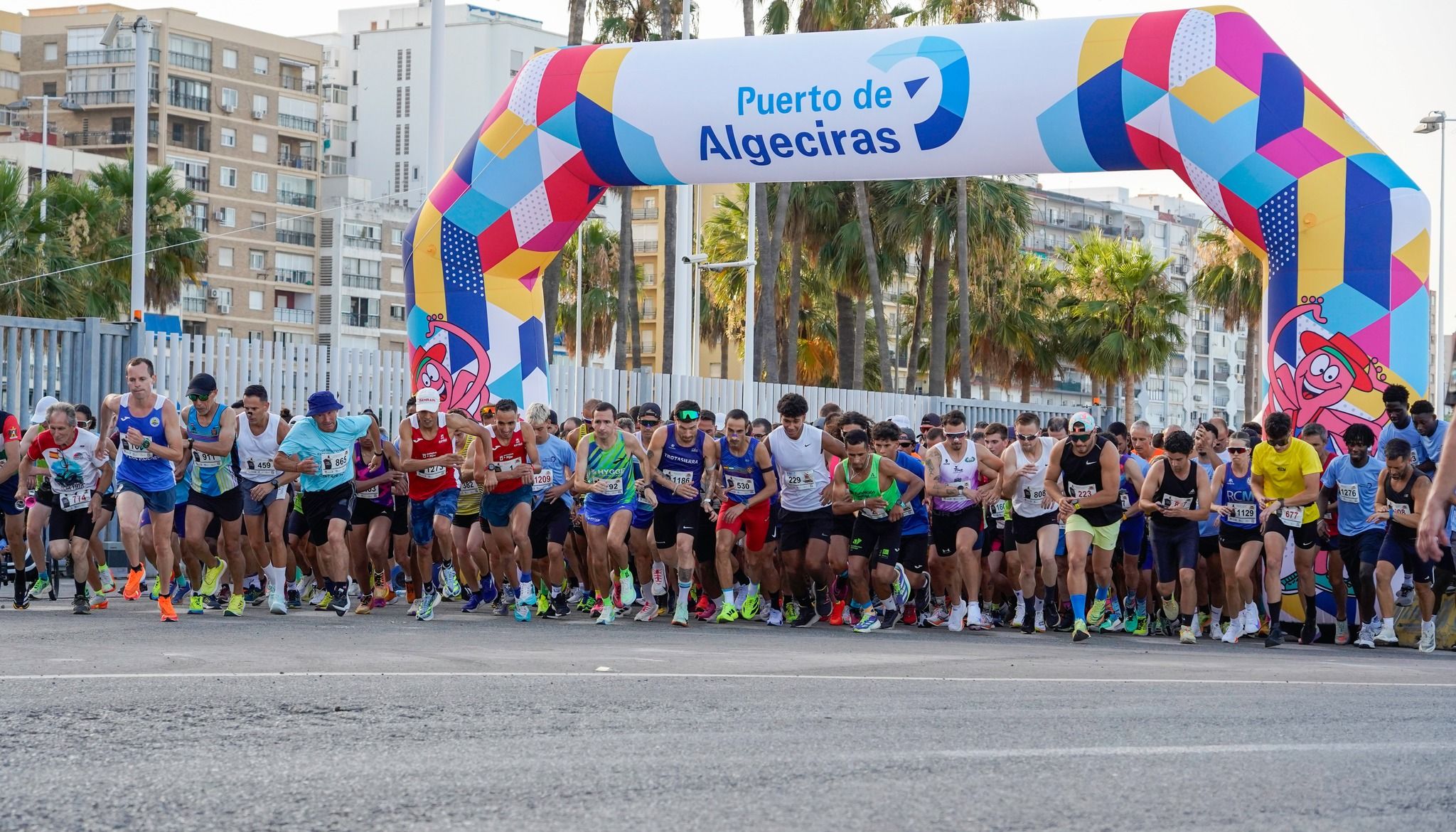 Empieza la cuenta atrás para el pistoletazo de salida de la XXIV Carrera Popular Puerto de AlgecirasFoto: Facebook Carrera del Puerto. 