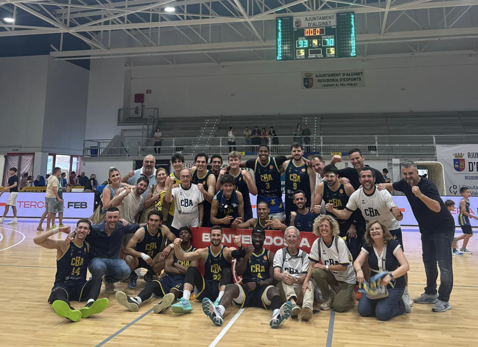 (93-70) El CB Algeciras asciende a Segunda FEB tras ganar al CB Alginet (93-70) El CB Algeciras asciende a Segunda FEB tras ganar al CB Alginet