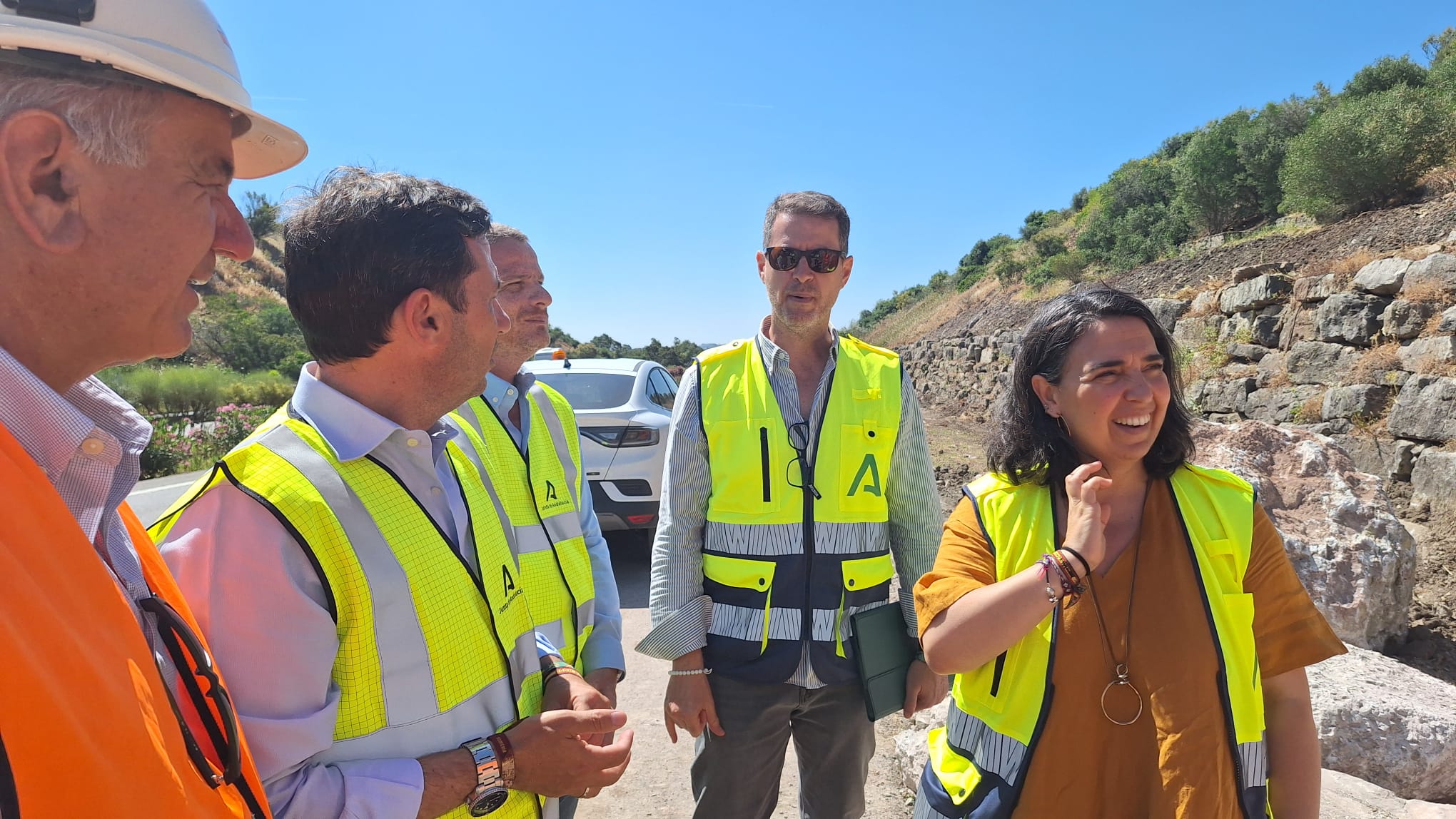  Fomento ejecuta obras de emergencia en la A-381 para reparar los daños causados por las borrascas
