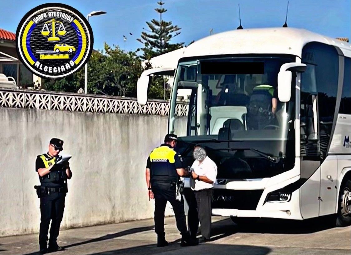 La campaña de control del transporte escolar en Algeciras concluye con siete denuncias
