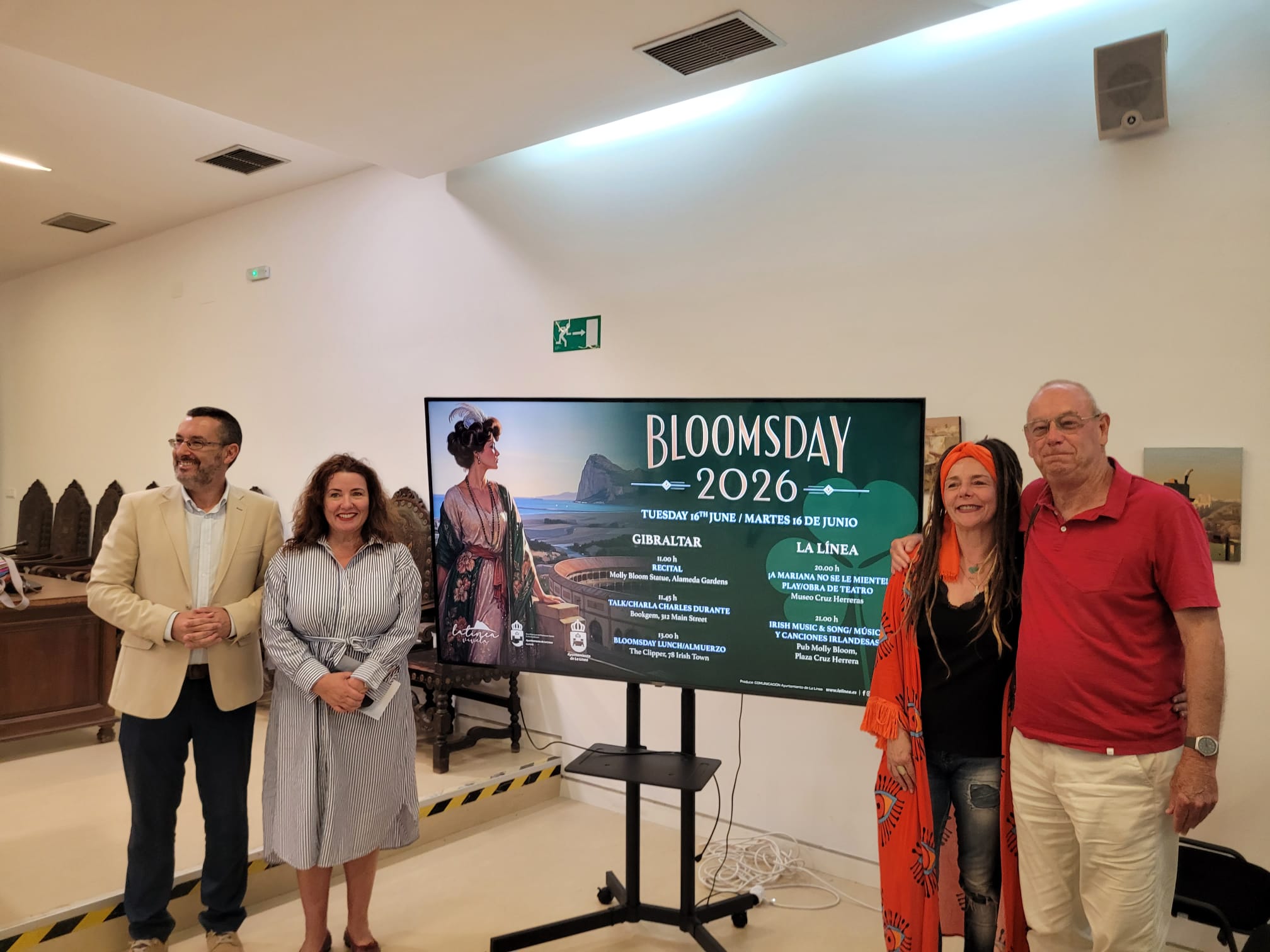La Línea y Gibraltar acogen el Bloomsday 2026 el próximo 16 de junio La Línea y Gibraltar acogen el Bloomsday 2026 el próximo 16 de junio