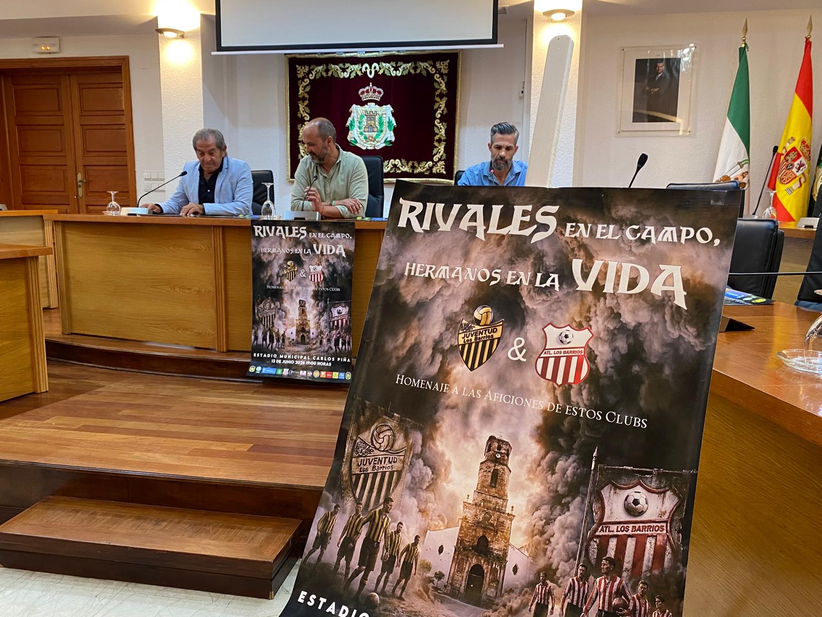 El tercer Torneo de Veteranos rinde homenaje a las aficiones del Juventud y el Atlético de Los Barrios