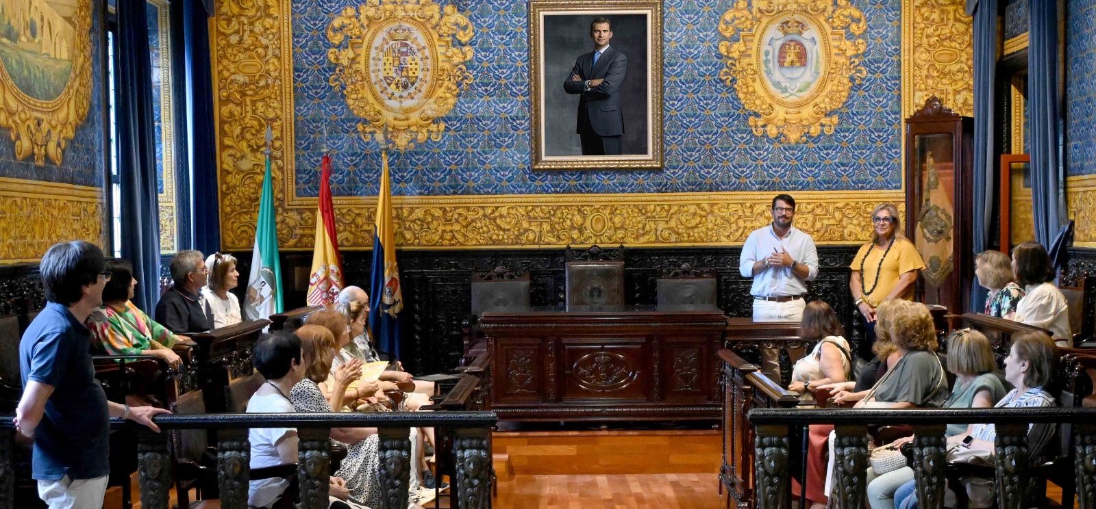 La ruta de 'El italiano' atrae a lectores sevillanos hasta Algeciras