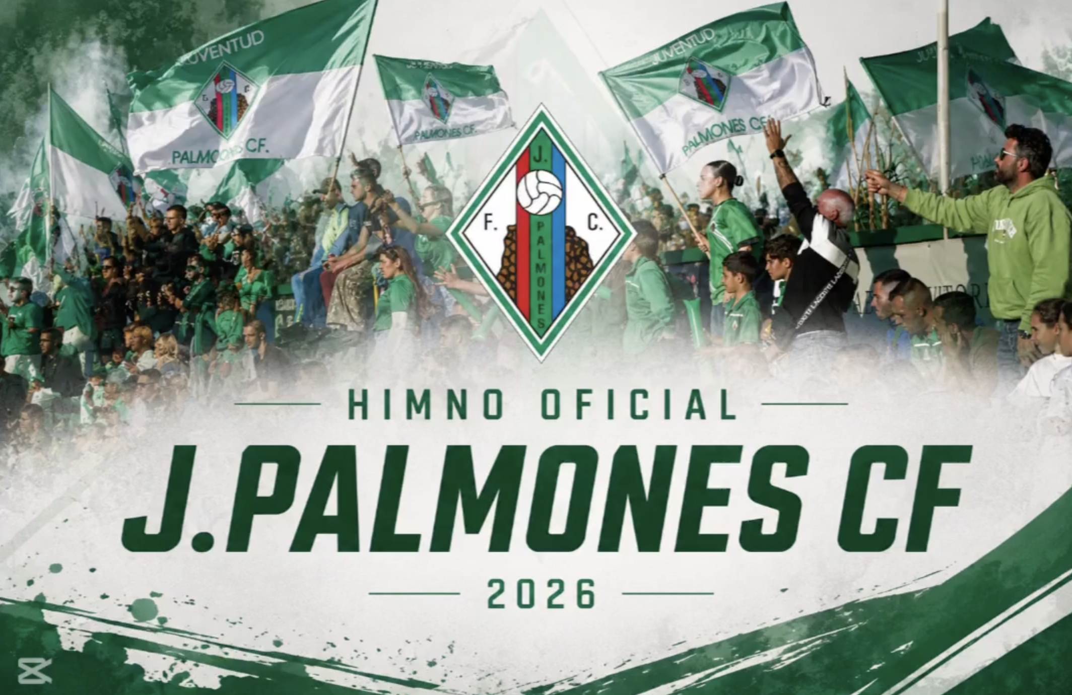 La chirigota del Peco da voz al nuevo himno del Juventud Palmones 