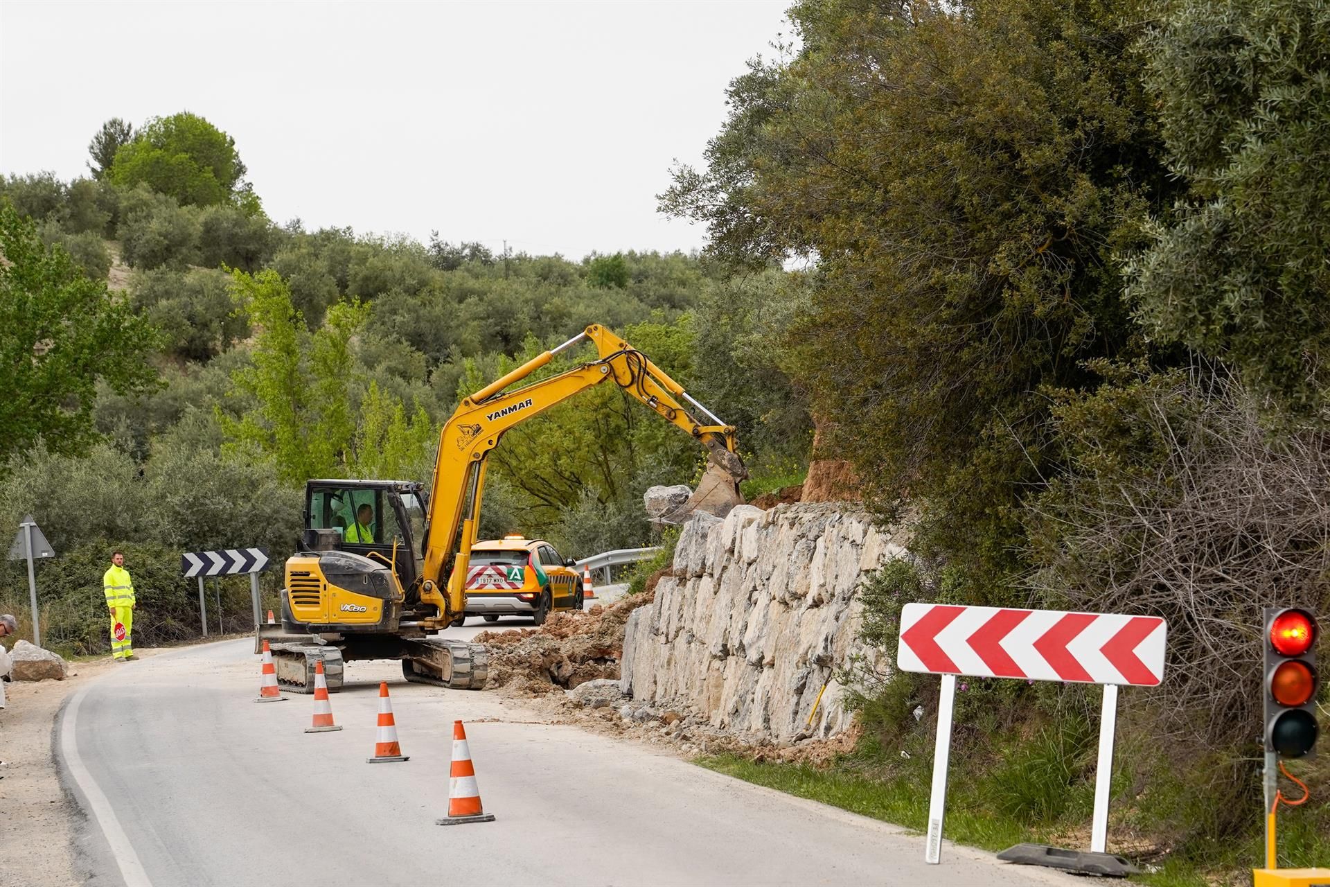 La DGT intensificará desde este lunes los controles de velocidad en carreteras andaluzas con obras