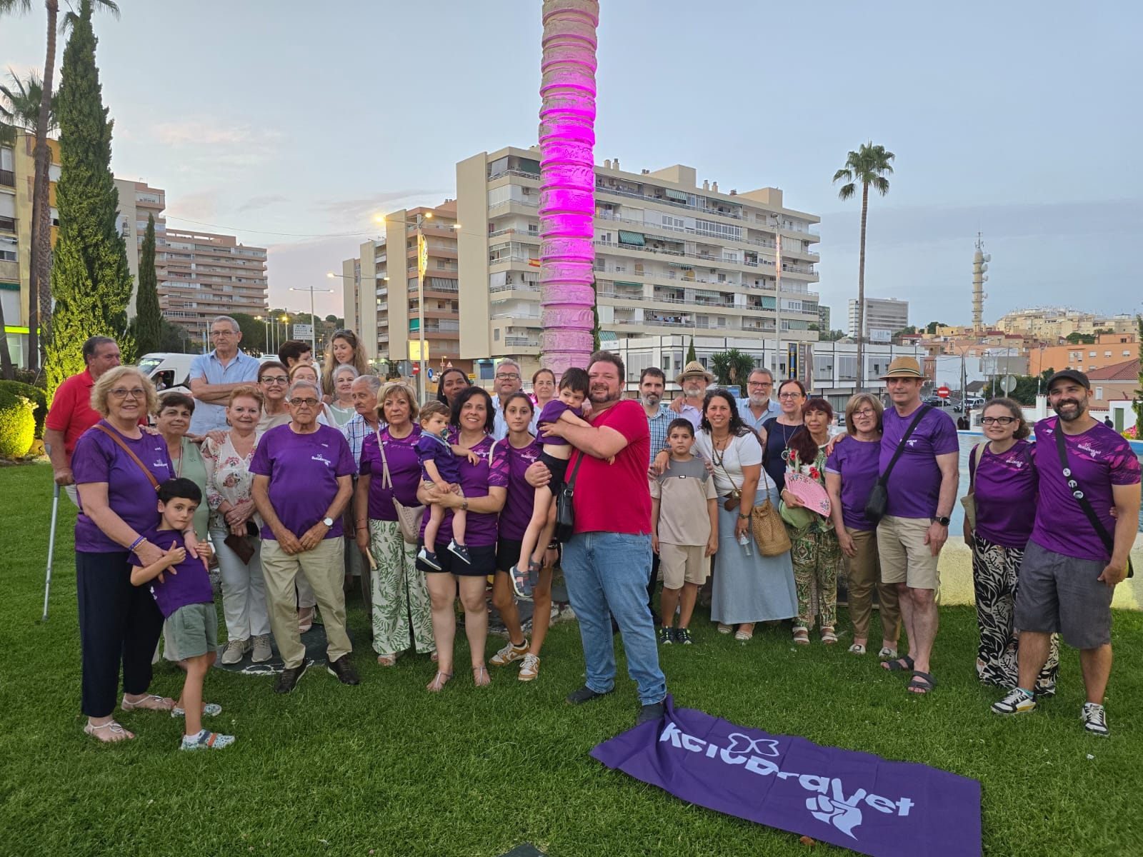 La Torre del Milenio se ilumina de morado por el Día Mundial del Síndrome de Dravet La Torre del Milenio se ilumina de morado por el Día Mundial del Síndrome de Dravet