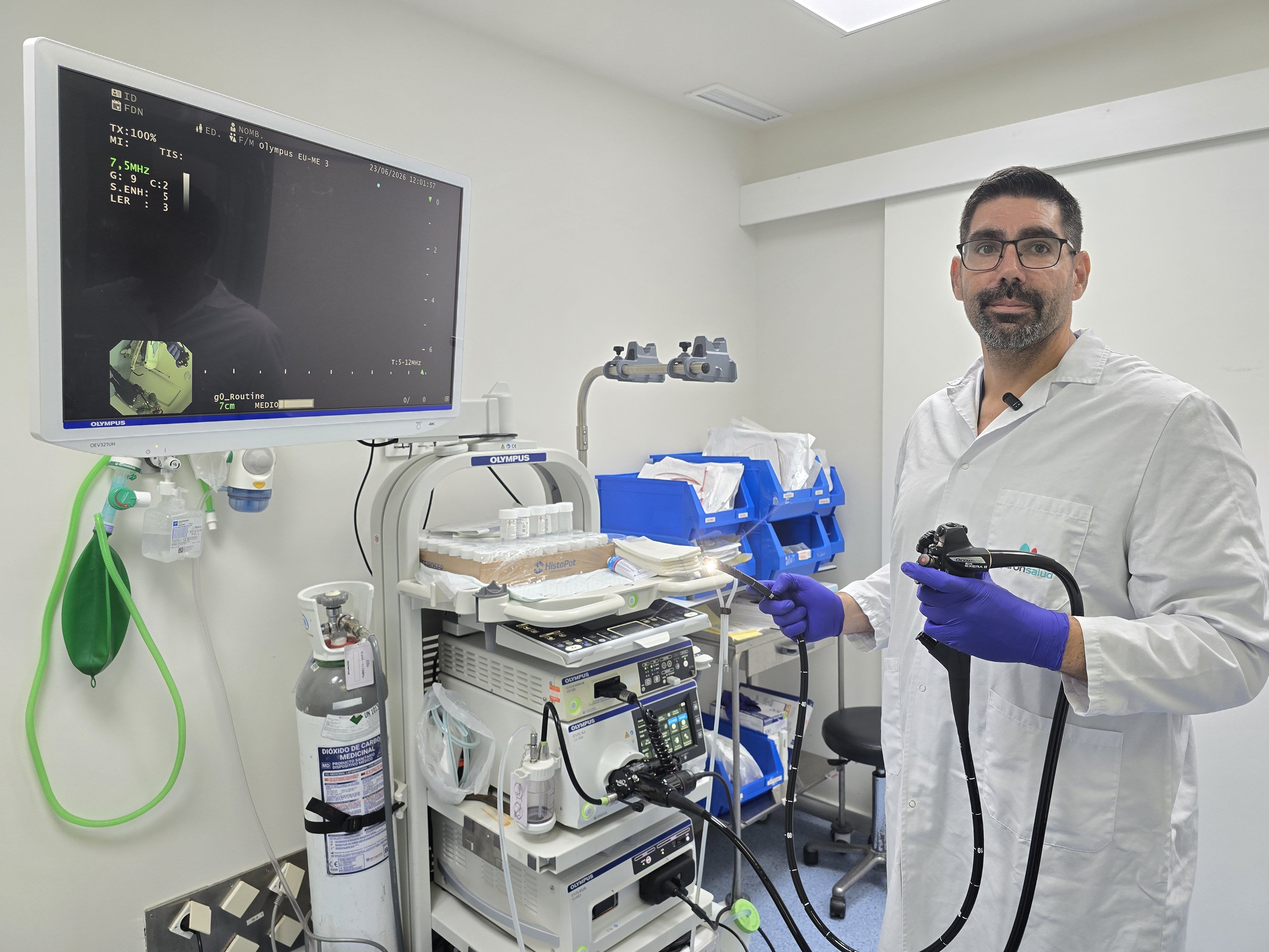 El Hospital Quirónsalud Campo de Gibraltar incorpora la ecoendoscopia, técnica eficaz para el diagnóstico precoz del cáncer de páncreas El Hospital Quirónsalud Campo de Gibraltar incorpora la ecoendoscopia, técnica eficaz para el diagnóstico precoz del cáncer de páncreas