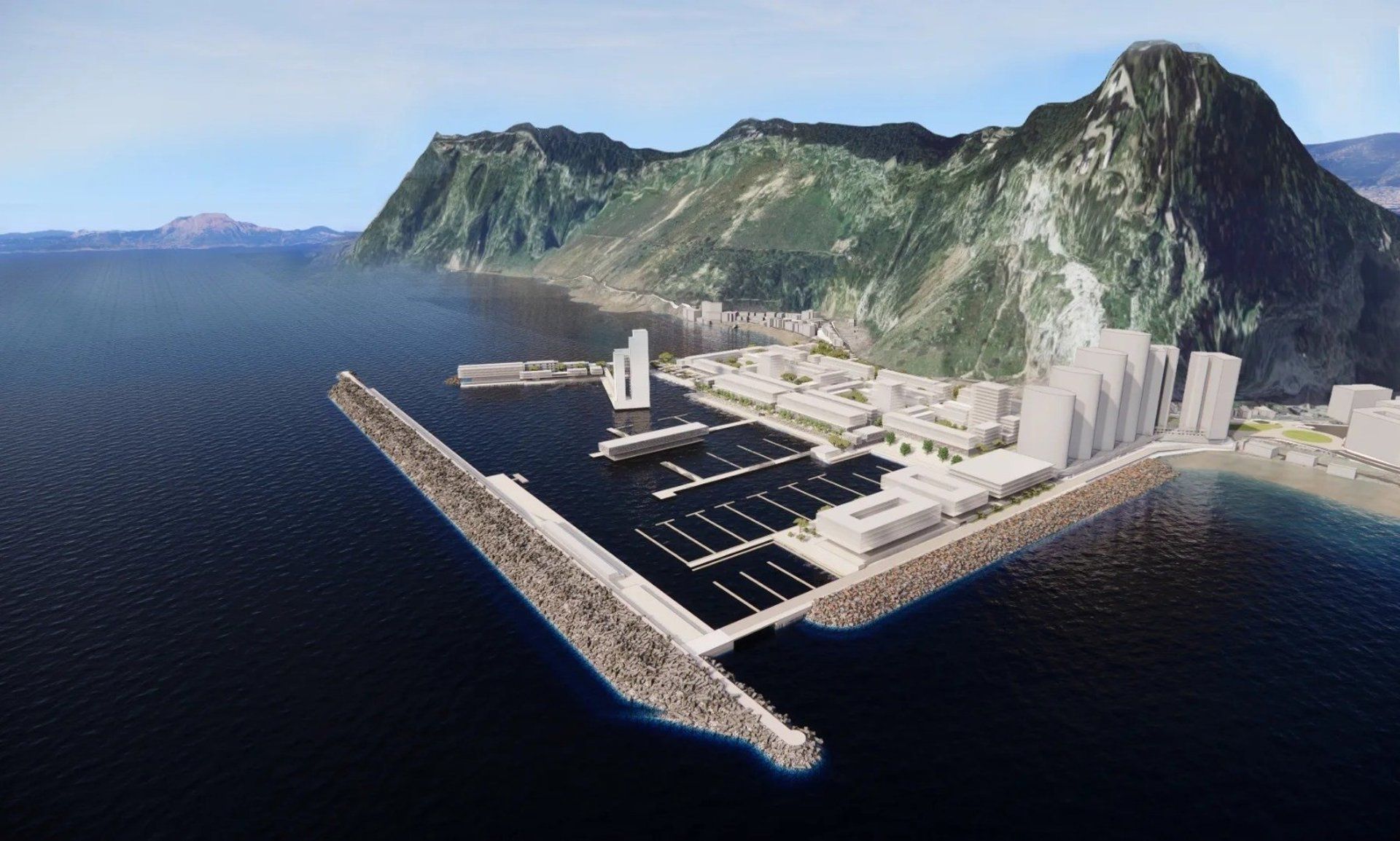 Archivo - Recreación del proyecto Eastside en Gibraltar. - TNG GLOBAL REALTY LIMITED - Archivo