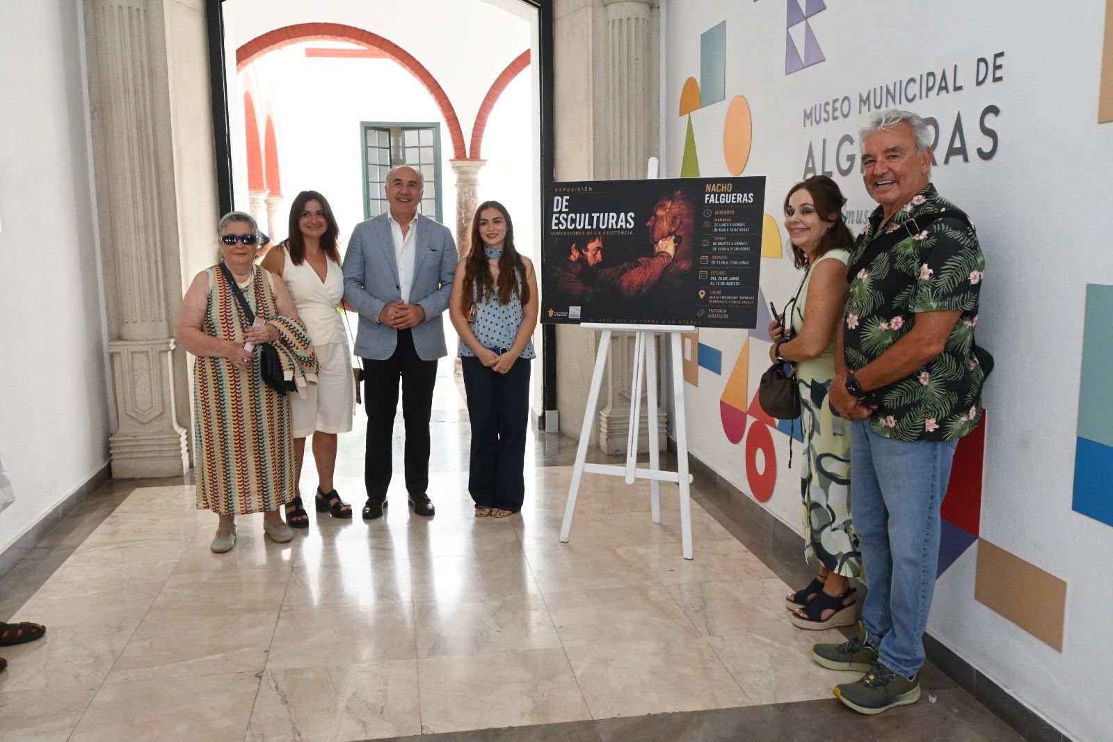 Algeciras inaugura las 'Dimensiones de la existencia', homenaje al legado del escultor Nacho Falgueras