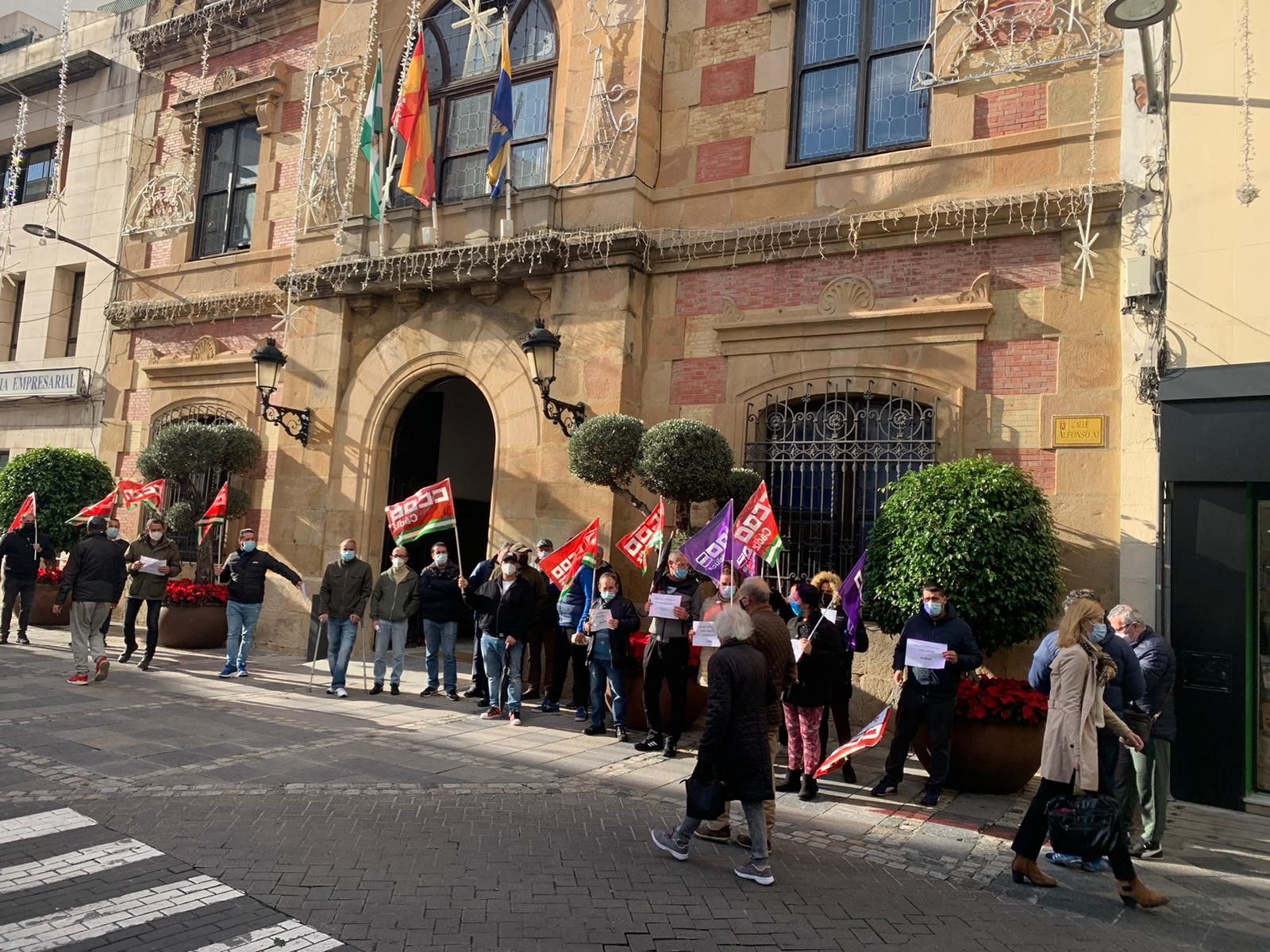CCOO convoca movilizaciones por la situación de los trabajadores a tiempo parcial de Algesa