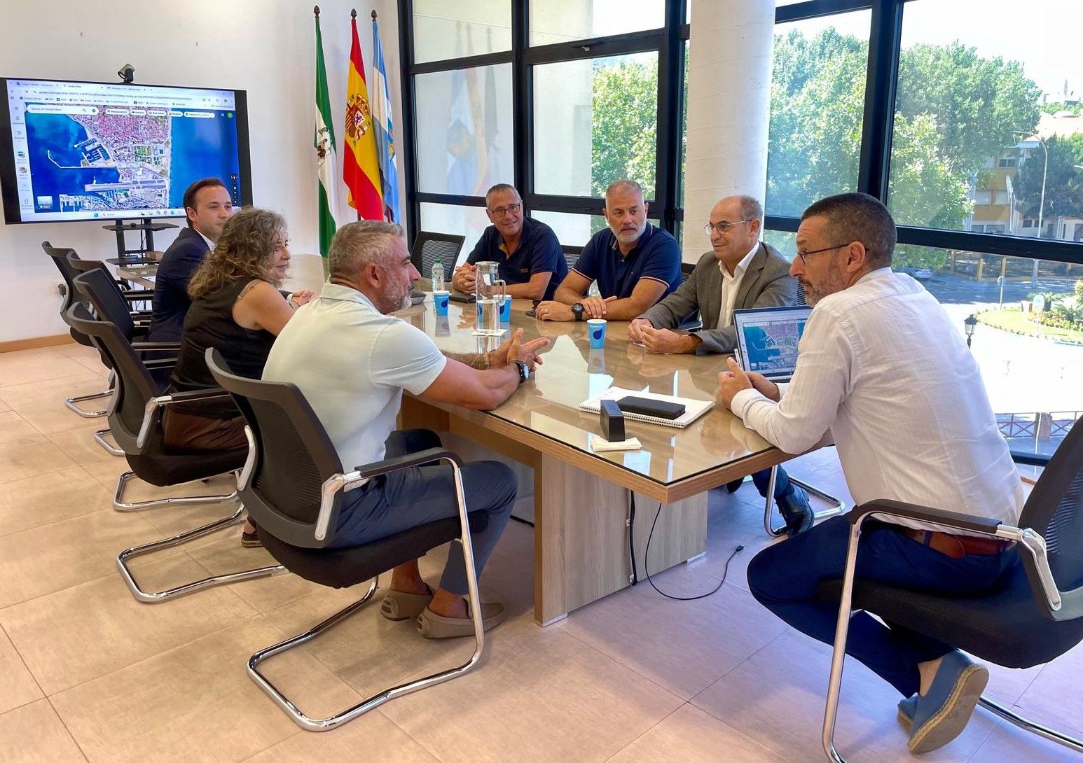La Línea coordina con el Grupo Transfronterizo la estrategia para la desaparición de la Verja