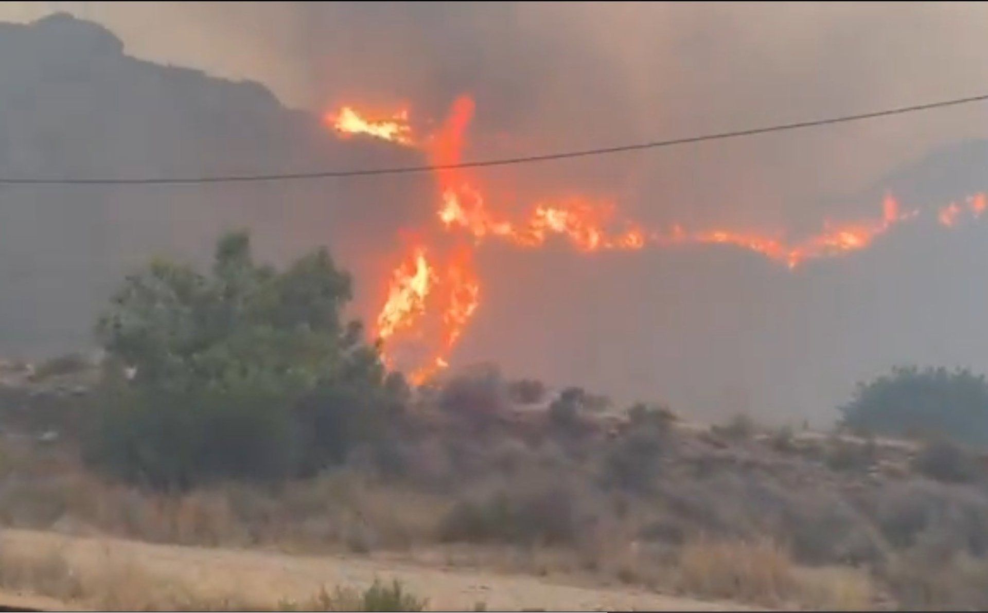 Incendio de Los Gallardos (Almería) - JUNTA DE ANDALUCÍA/INFOCA. Once muertos y ocho heridos, cuatro graves, en el incendio forestal de Los Gallardos en Almería 