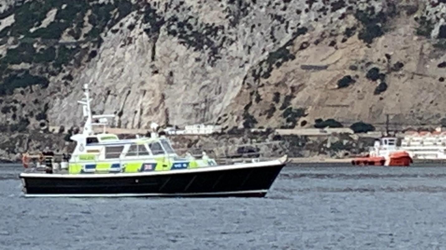 Gibraltar detiene a dos españoles tras una persecución marítima