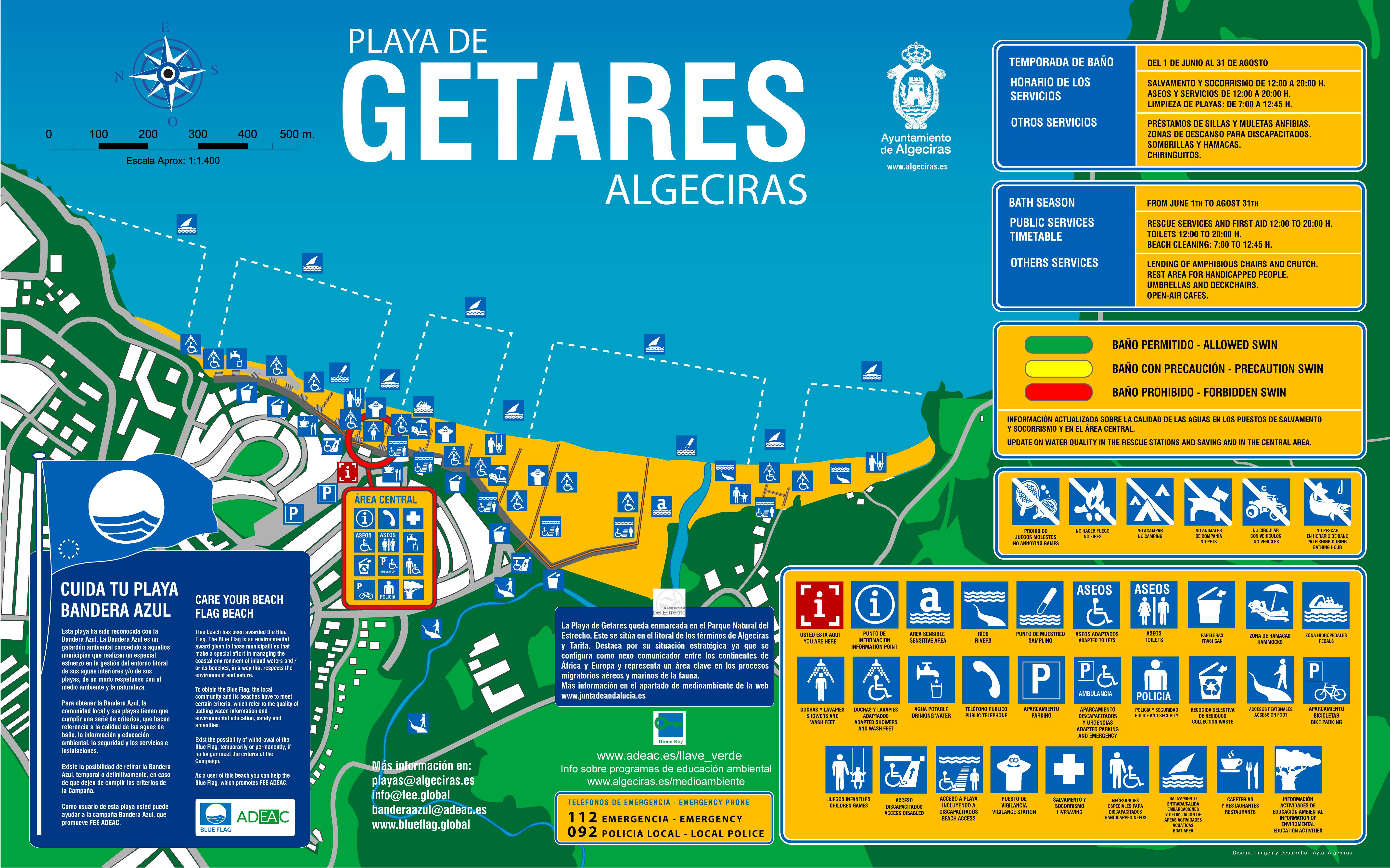 Mapa de Getares.