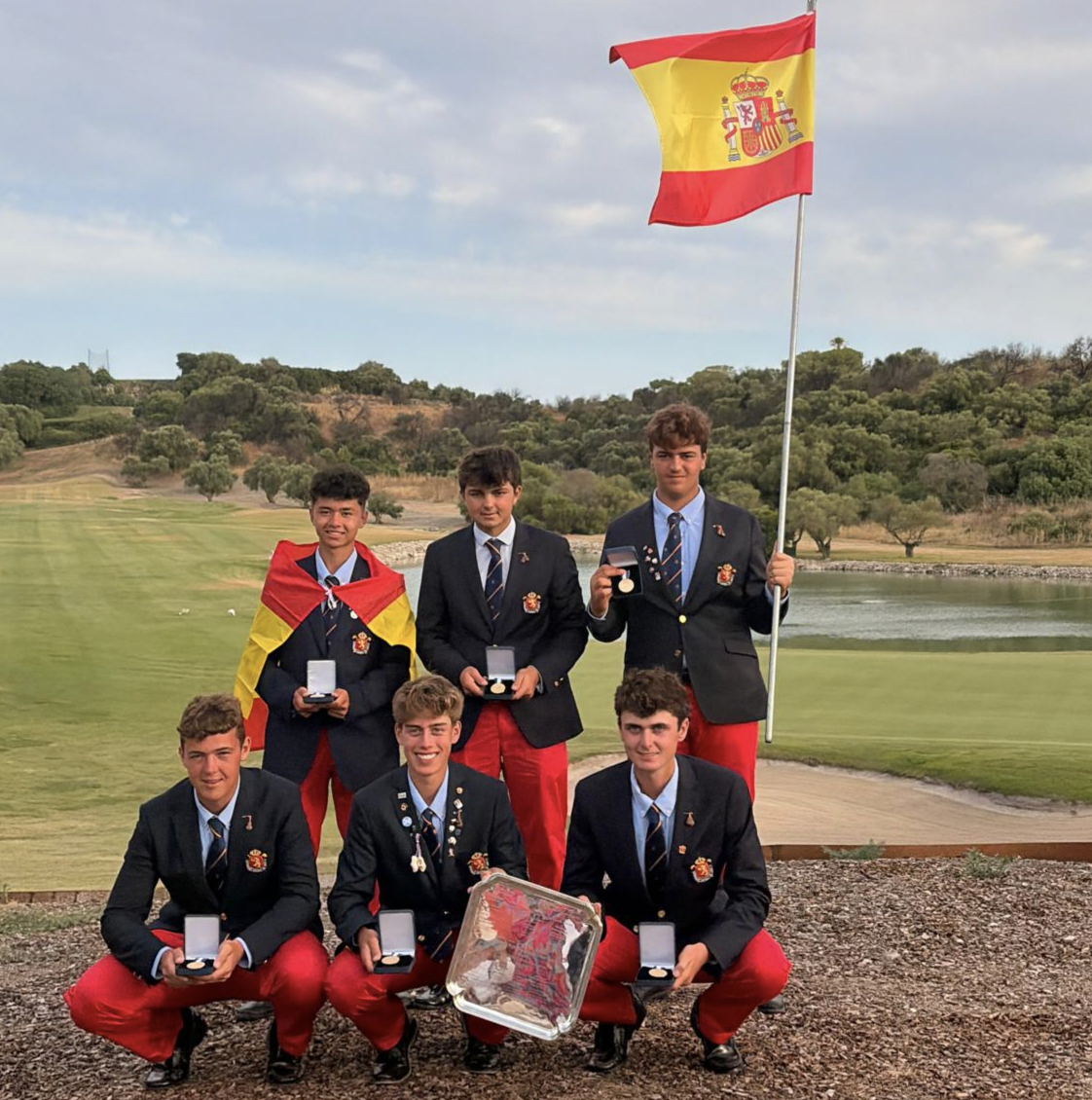 El algecireño Gonzalo Baños se proclama campeón de Europa Sub-18 de golf con España