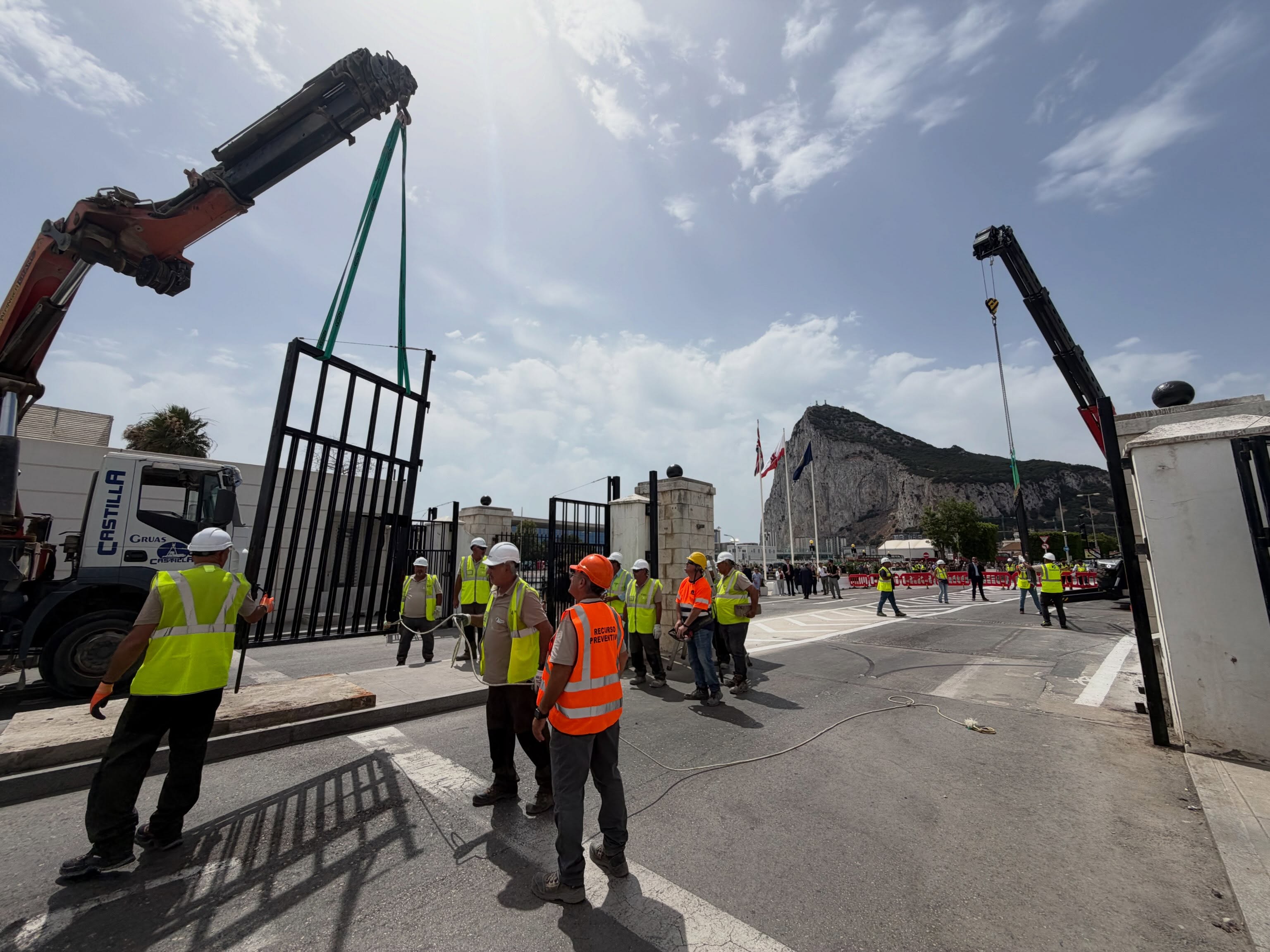 Landaluce denuncia que la desaparición de la verja de Gibraltar no ha acabado con los problemas del Campo de Gibraltar Foto: Sofía Furse/8Directo. 