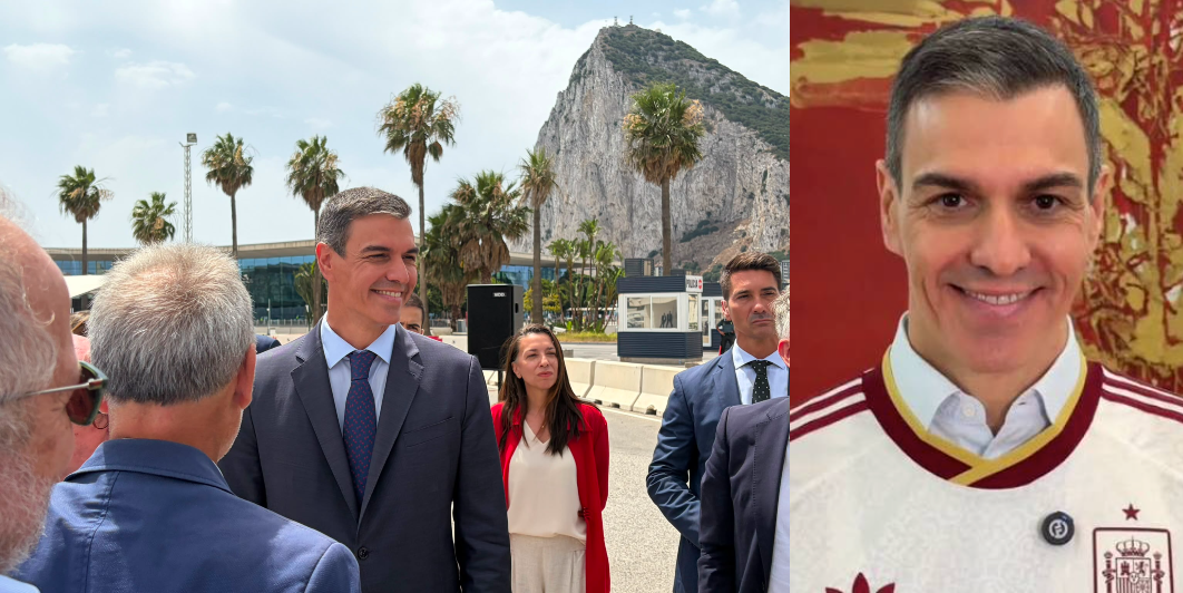 Pedro Sánchez, de la caída de la Verja de Gibraltar a la final del Mundial de fútbol Pedro Sánchez, de la caída de la Verja de Gibraltar a la final del Mundial de fútbol