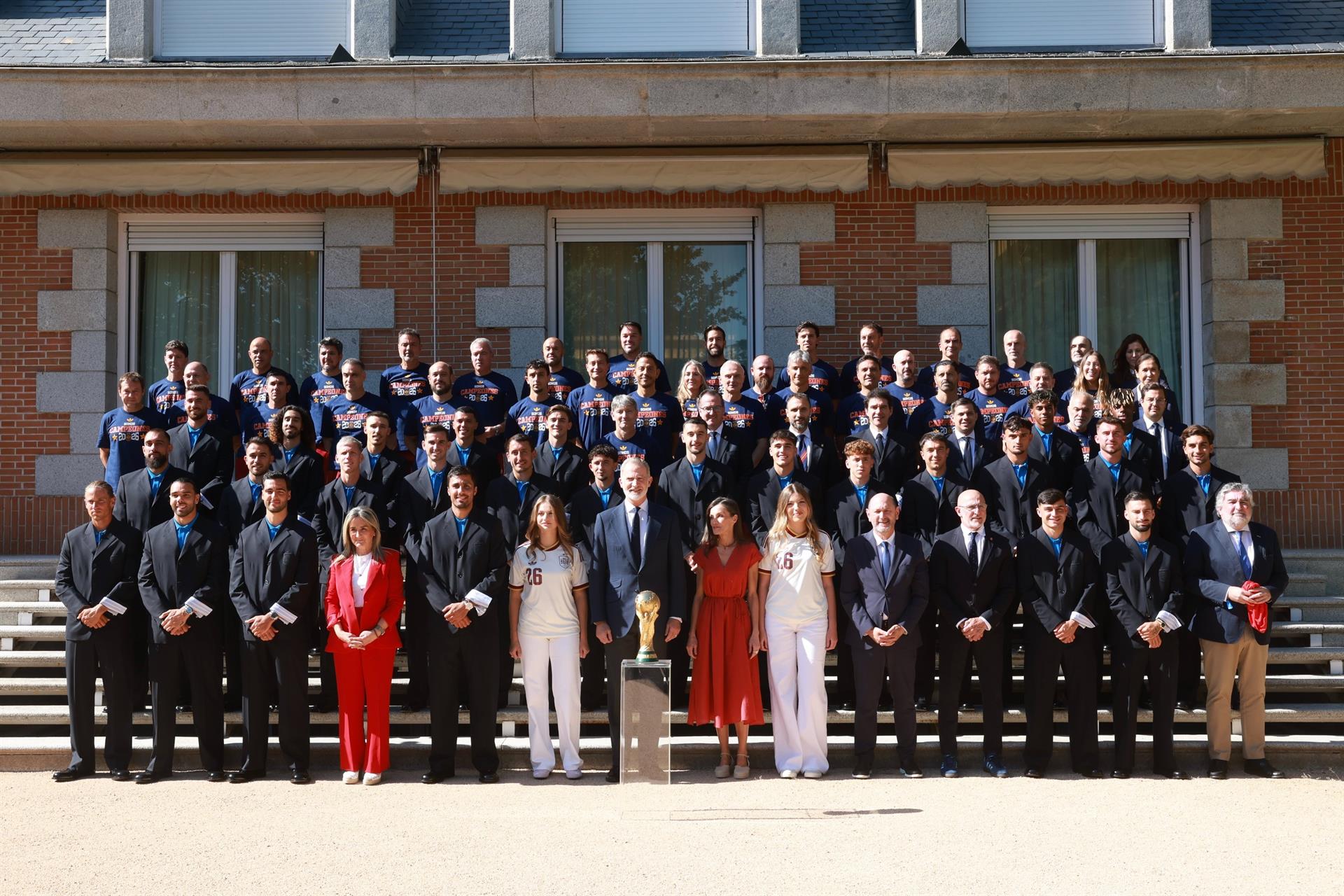 Los Reyes reciben a la selección española tras conquistar el Mundial 2026 - Foto: Casa Real