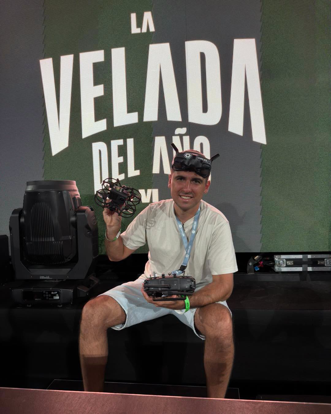 El jimenato Iván Merino pilotará el dron de La Velada del Año VI
