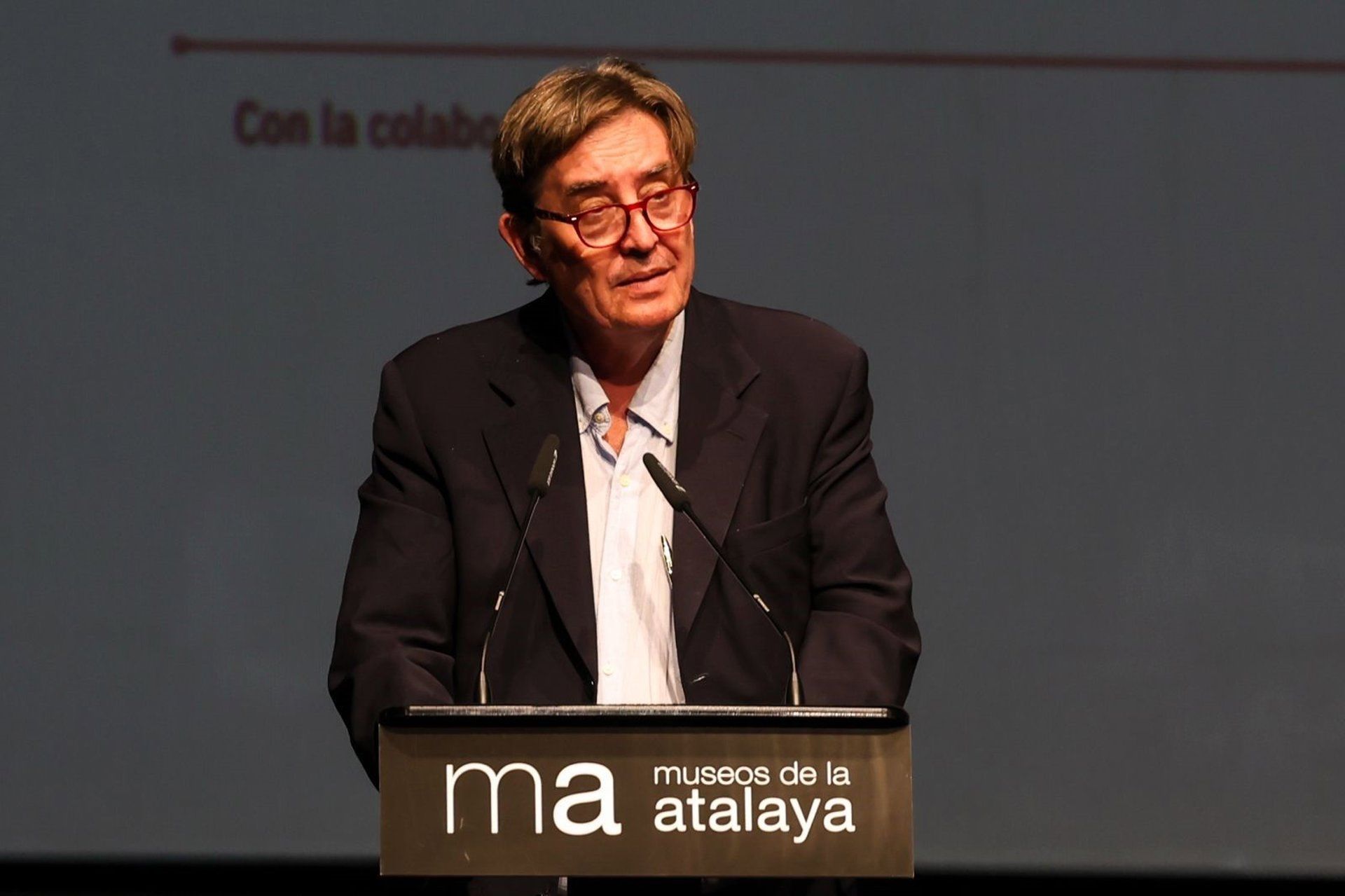 El director del Instituto Cervantes, Luis García Montero, en la apertura de la reunión anual en Jerez. - JOAQUÍN CORCHERO/EUROPA PRESS