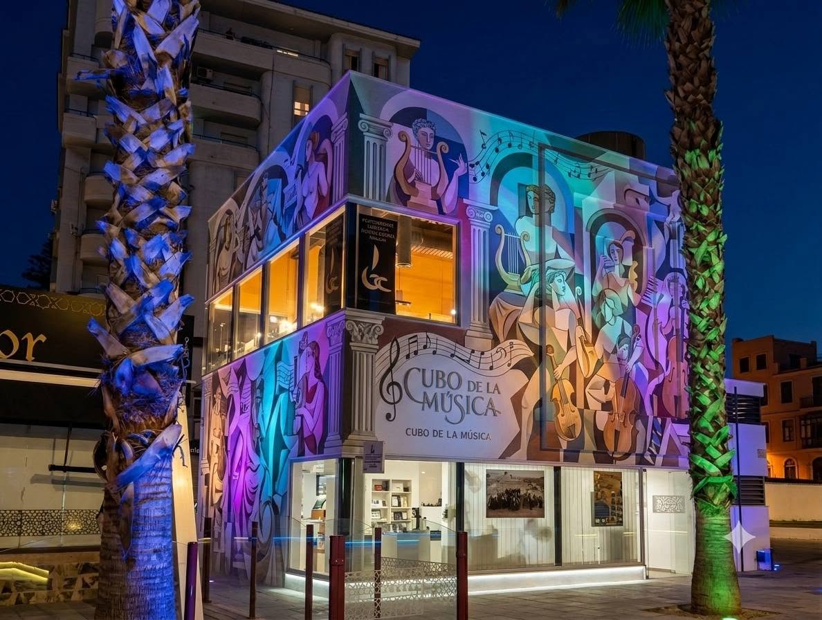 La Asociación Cultural Orquesta Sinfónica de Algeciras pide colaboración que su fachada luzca así de espectacular