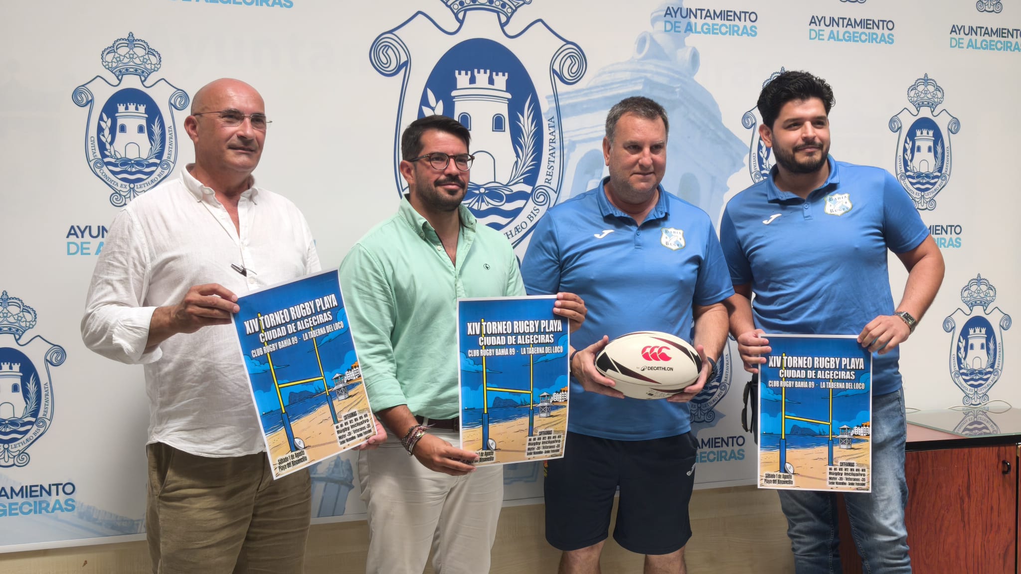 El Rinconcillo reúne este sábado a más de 300 jugadores del Torneo de Rugby Playa 'Ciudad de Algeciras'