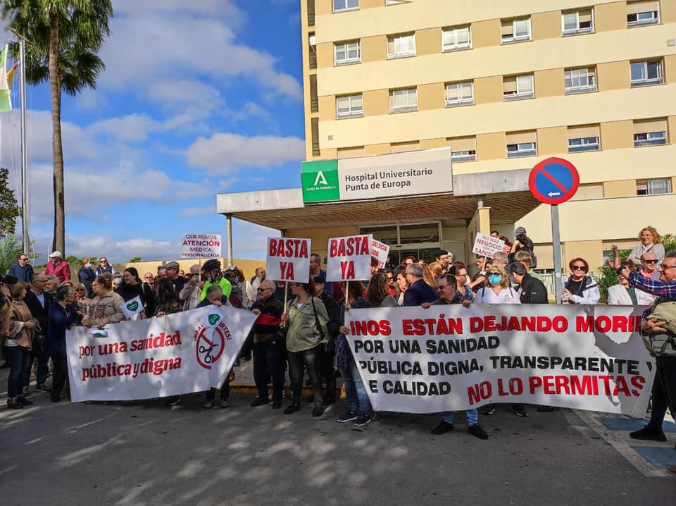 concentración sanidad pública hospital punta de europa algeciras