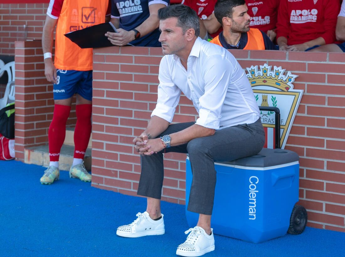 Iván Ania, entrenador del Algeciras Club de Fútbol, durante un partido/FOTO: juan Carlos González Vázquez
