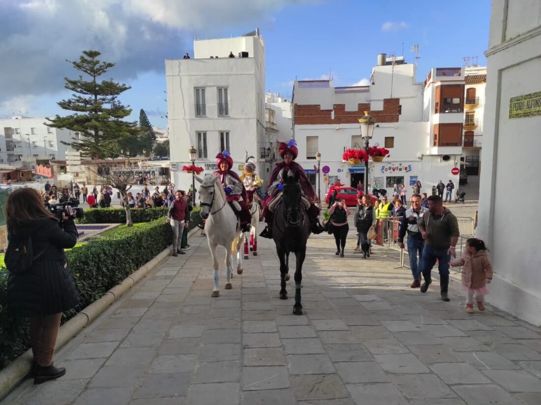 Llegada de la Cartera Real a Tarifa.