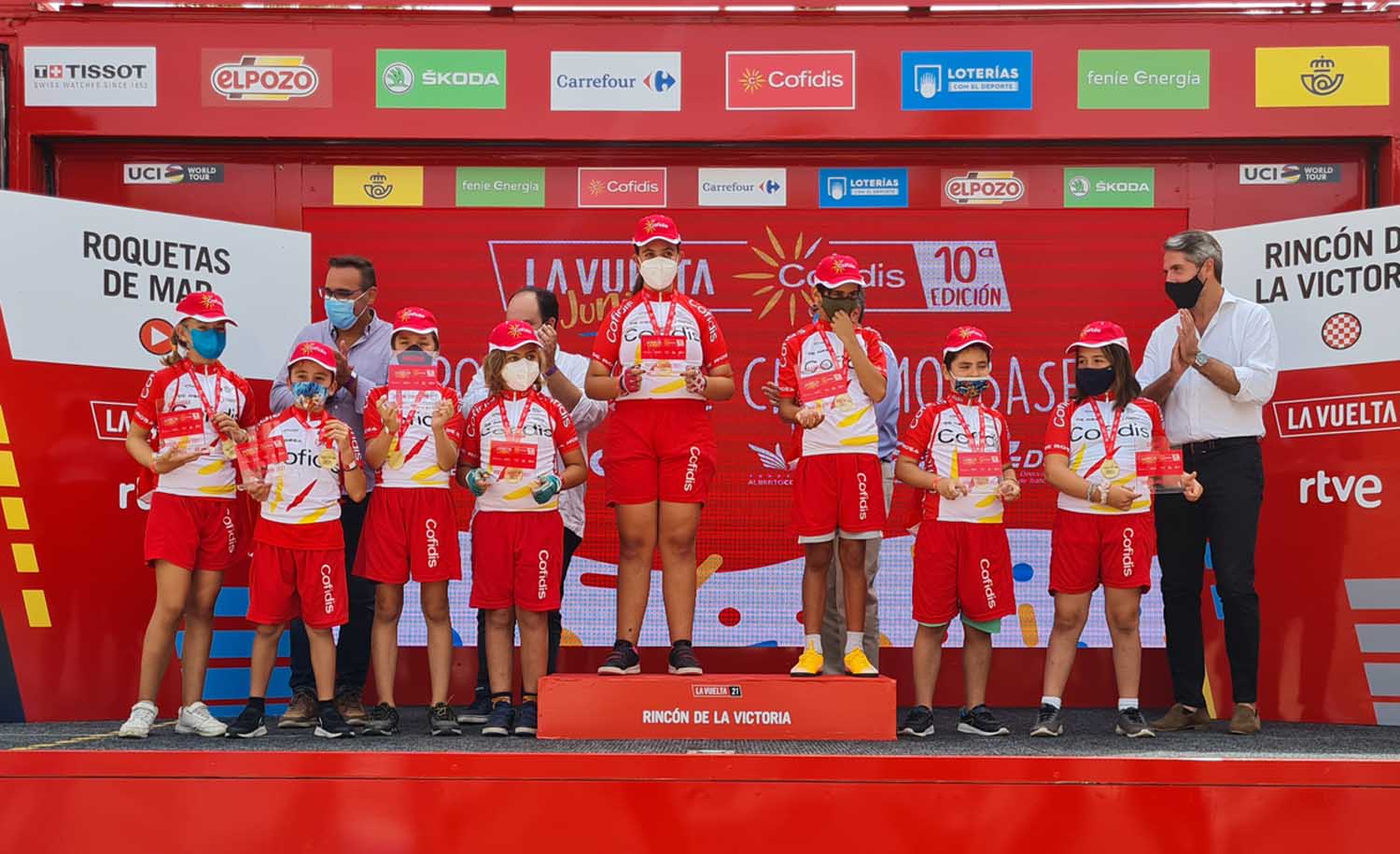 CICLISMO 280821 Podio Vuelta Junior CICLISMO 280821 Podio Vuelta Junior