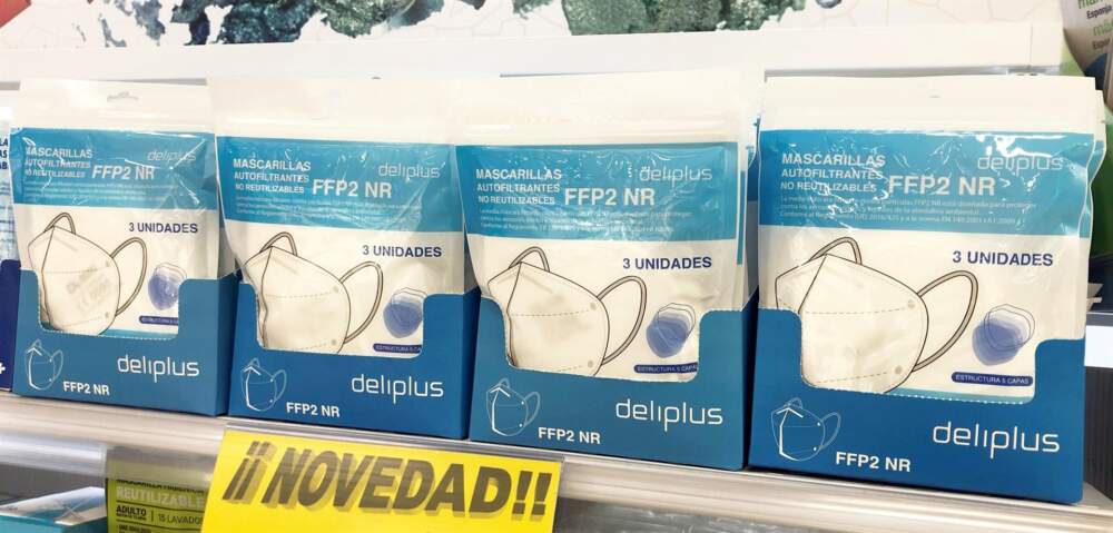 Mascarillas FFP2 en Mercadona