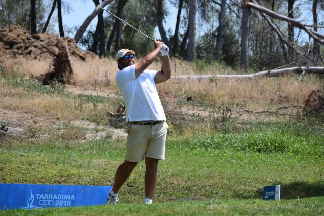 El golfista tesorillero Mario Galiano