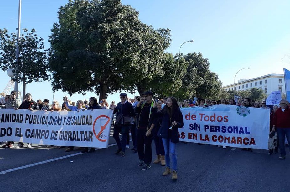 Protesta Marea Blanca en Cadiz