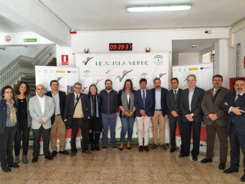 1-INAUGURACIÓN JORNADAS EMPRESARIALES EN INSTITUTO ISLA VERDE 1-INAUGURACIÓN JORNADAS EMPRESARIALES EN INSTITUTO ISLA VERDE