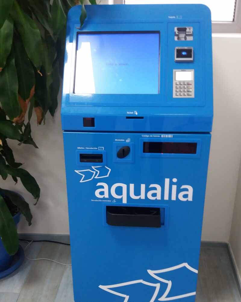 Cajero automático Aqualia La Línea-1 Cajero automático Aqualia La Línea-1